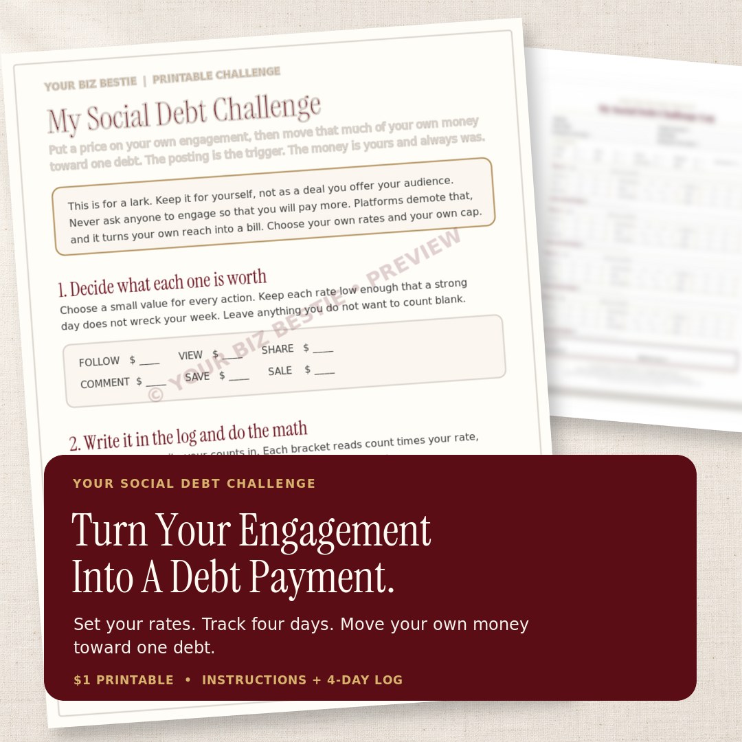Your Social Debt Challenge